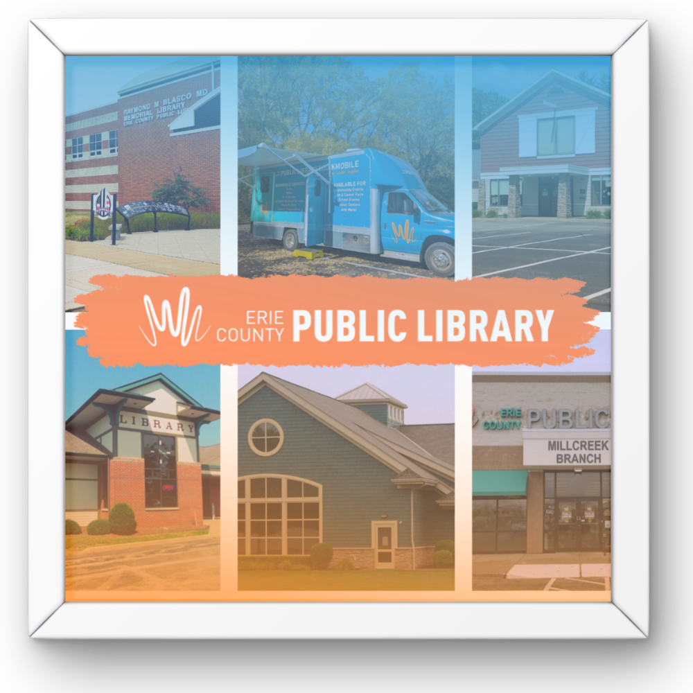 Pictures of 6 Erie County Public Library locations Pictures of 6 Erie County Public Library locations
