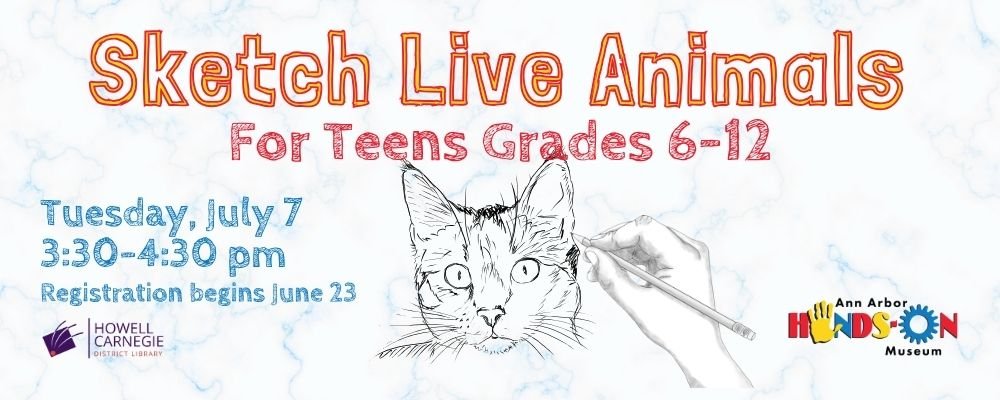 Register for Sketch Live Animals